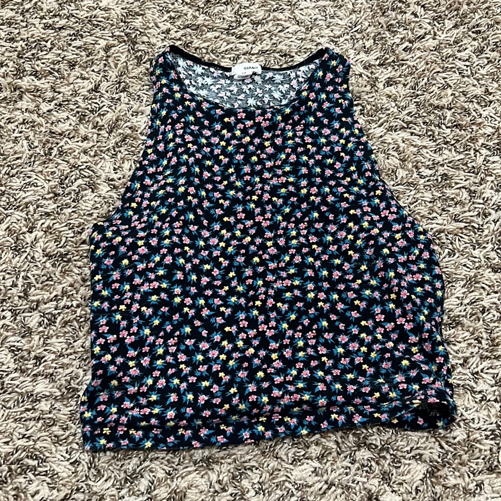 Flowered crop top